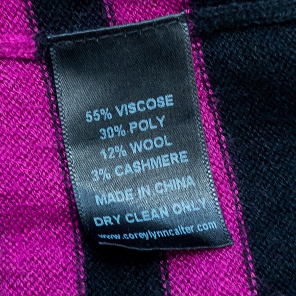 Corey Lynn Calter Stripe Sweater Sz S/M - Picture 9 of 10